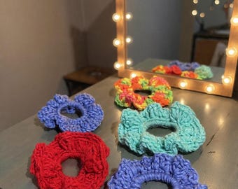 Beginner-friendly crochet pattern for hair scrunchies PDF version