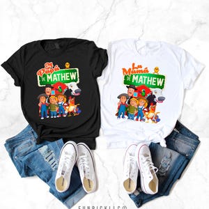 La Granja de Zenon design shirt for DIY, Zenon's farm shirt, Granja de Zenon Personalized shirt, Vaca Lola Birthday shirt - GDZ01