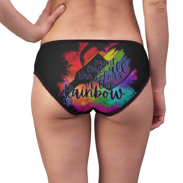Rainbow Panties - Etsy