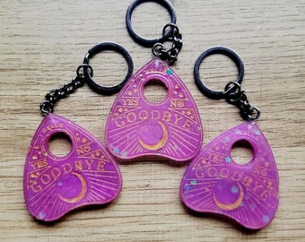 Ouija Resin Handmade Keychain