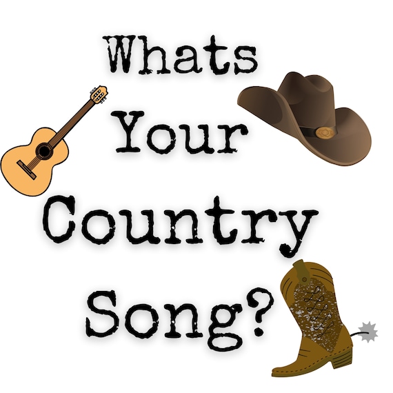 Whats your country song digital download Etsy