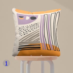 Modern Geometric Pillow Covers, Bold Colored Pillow Case, Abstract Geometric Pillow Cover, Modern Art Pillow Case, Colorful Pillowcases