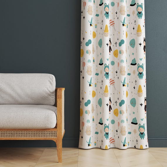 Cartoon Animal Cat Sheer Voile Curtains For Living Room Bedroom Printed Tulle Window Curtain Luxury Home Balcony Decor Drapes - View #4