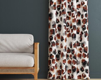 Rideau Photo Personnalisé Avec Motif Lion - Impression 3D, Sur Mesure - Neuf