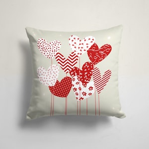 Love Pillow Cover, Valentine's Day Decor, Heart Pillow Gift for Her, Gift for Him, Wedding Gift, Valentines Pillow Cover Decoration