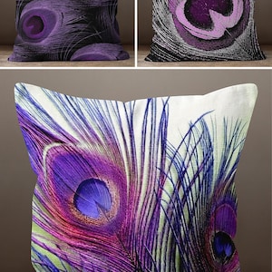 Pauw kussenslopen, kussenhoes, cadeau-ideeën, housewarming cadeau, kussenslopen voor buiten, pauw sierkussen, dierenprint woondecoratie