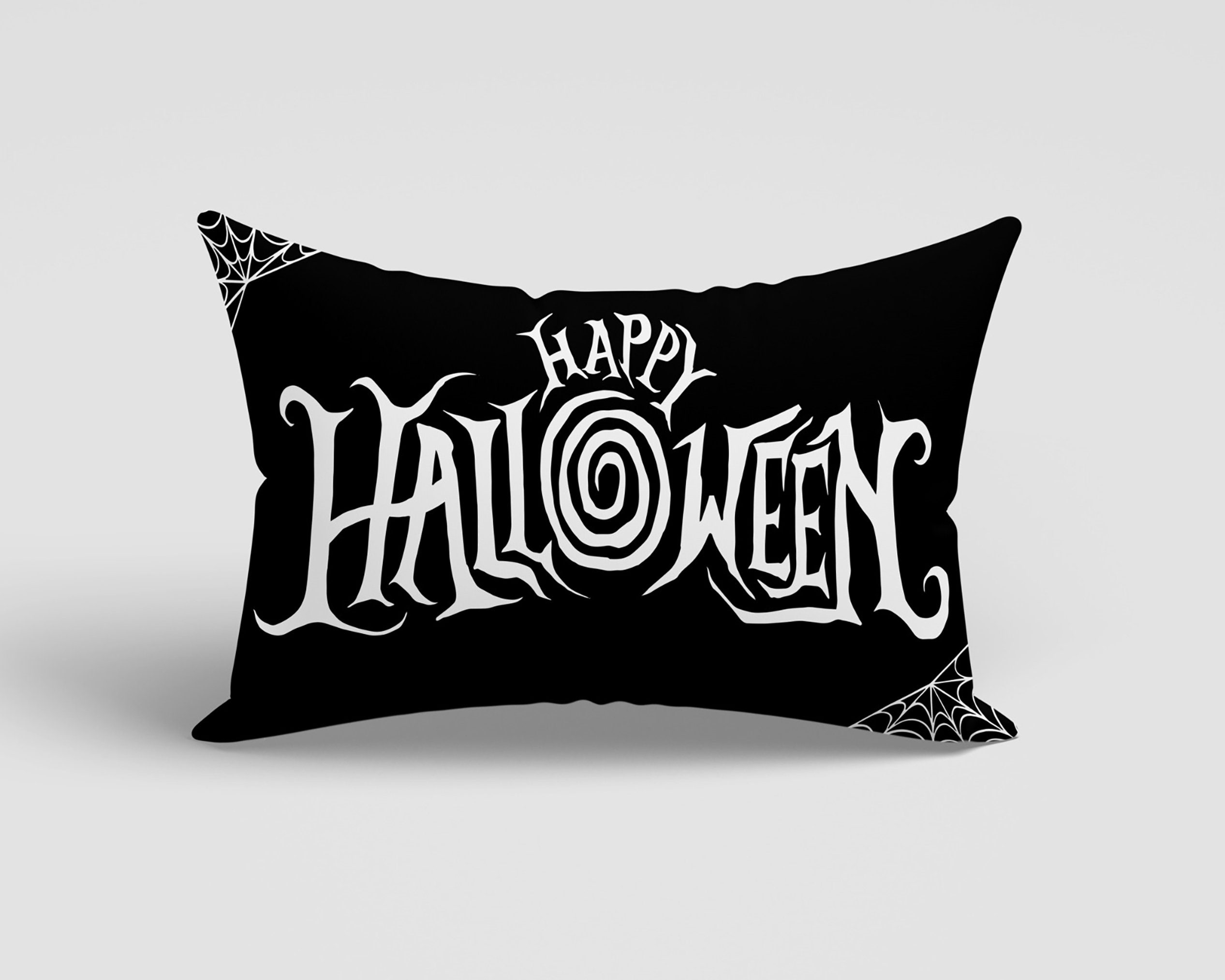 4-teilige Halloween-Kissenbezüge – Mit Geistern, Kürbissen & 'Süßes Oder Saures'-Motiven | 30,5 X 50,8 Cm | Für Sofa, Couch & Deko Draußen