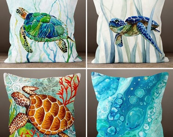 18x18 Multicolor ASBTurtles Silver Light Blue Turtle Pattern on Pink Watercolor Throw Pillow 18x18 Multicolor ASBTurtles Silver Light Blue Turtle Pattern on Pink Watercolor Throw Pillow