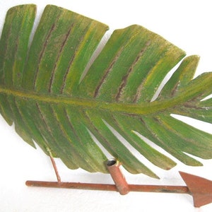 Iron Leaf Weather Vane