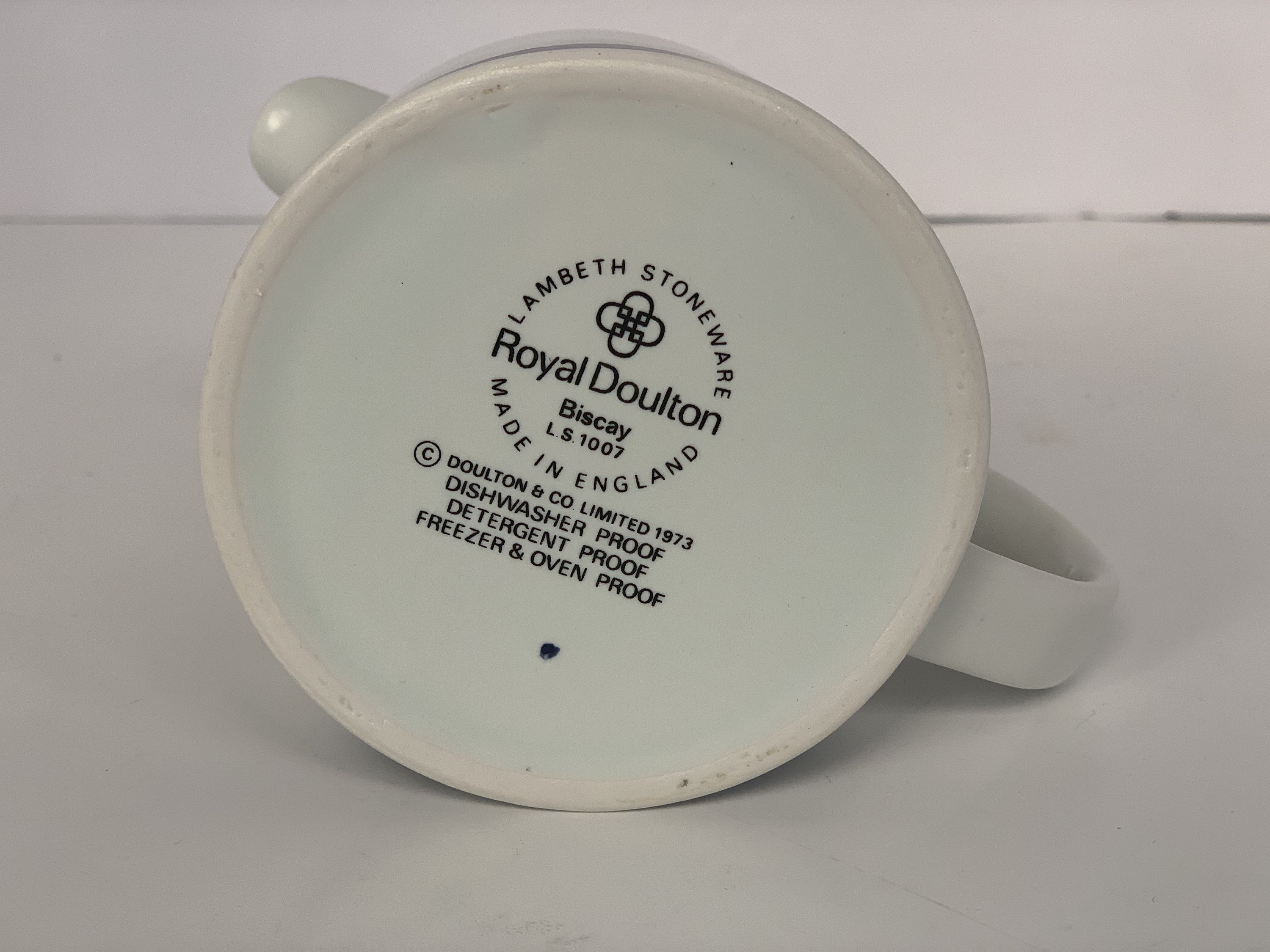 Royal Doulton Biscay Creamer Pitcher Lambeth Stoneware Etsy UK