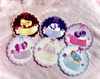 little pony pudding stickers / deco / journaling