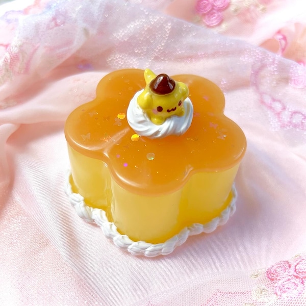 Pudding puppy flan container / jewelry box / room decor