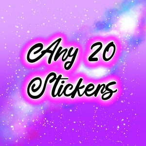 Choose any 20 Sticker Pack, Sticker Packs, choose your own sticker pack