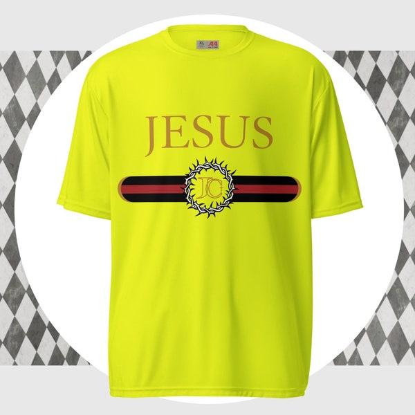 Jesus is Gucci - Unisex performance crew neck t-shirt