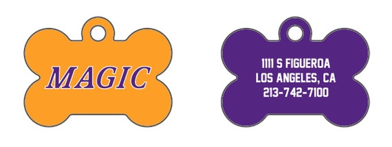 Lakers top dog tag