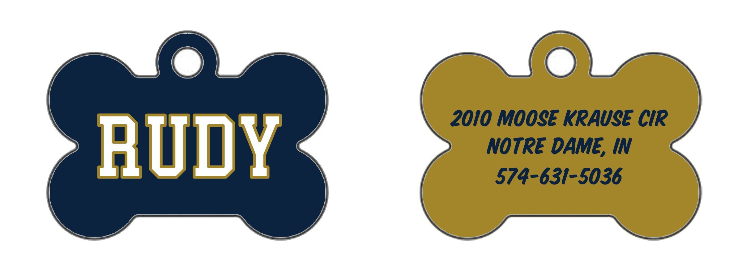 Notre dame dog tag discount