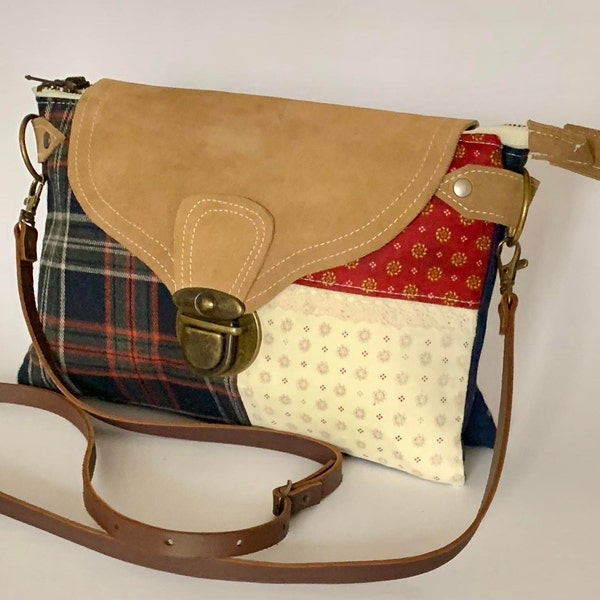 Cross Shoulder Bag | Cross Shoulder Bag for Woman | Handmade Crossbody bag | Women's Crossbody Shoulder Purse | double purse