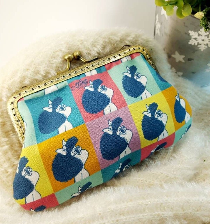 Double kiss lock clutch deals wallet