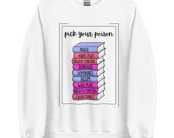 elige tu veneno / Sudadera / Diseños libreros