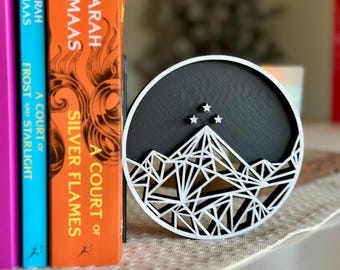 Sujetalibros con forma de libro / juego de 2 / Impreso en 3D