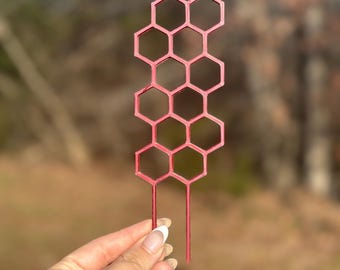 Enrejado hexagonal para plantas / Accesorios para plantas / Impresión 3D
