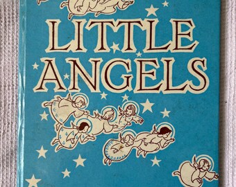 Little Angels Joan Gale Thomas 1958 vintage Christmas book religious children's 50s 1950s