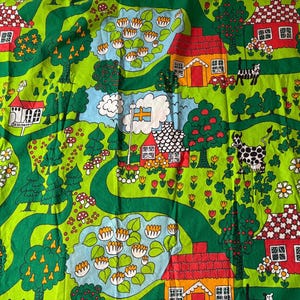 Vintage Swedish Fabric - Etsy