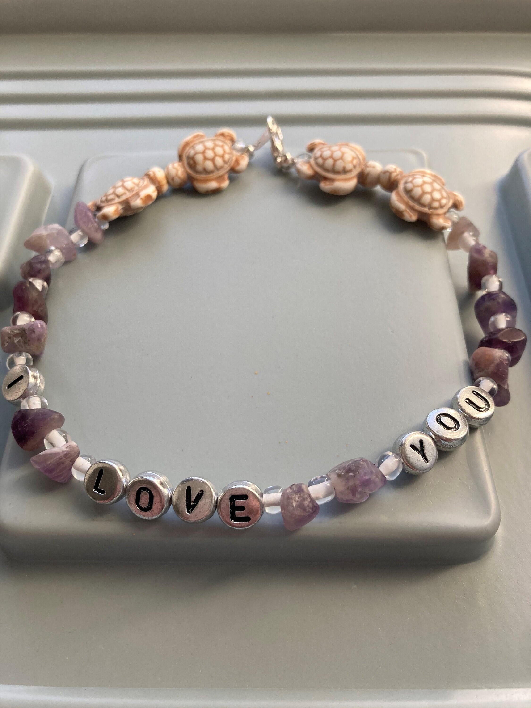 I Love You Bracelet Etsy