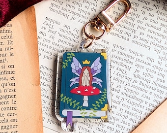 Porte-clés livre de fées enchantées - Accessoire Cottagecore Fantasy