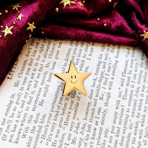 You&#39;re A Star Enamel Pin// Mini Star lapel pin, Cute gift, Brooch, Positivity gift, Space themed gift ideas, Stocking filler, Star themed.