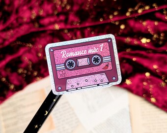 Sticker scintillant Romance Mixtape//Cadeau Romance Reader