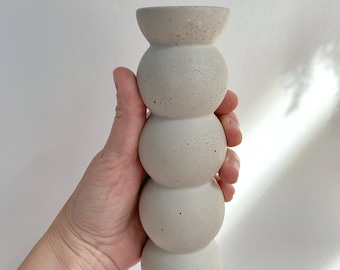 Handmade Nordic Concrete Candle Holder, Modern Mantel Decor