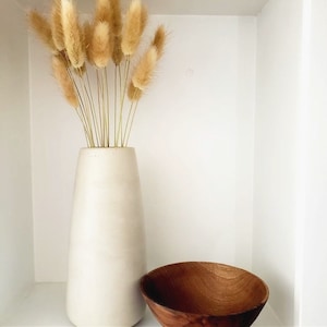 Vase, Pampas  Vase, Dry Flower Vase, Nordic  Vase, Concrete Vase, Minimalistic Vase, Boho vase, Vases Decor, Aesthetic Vase, Flower Vase