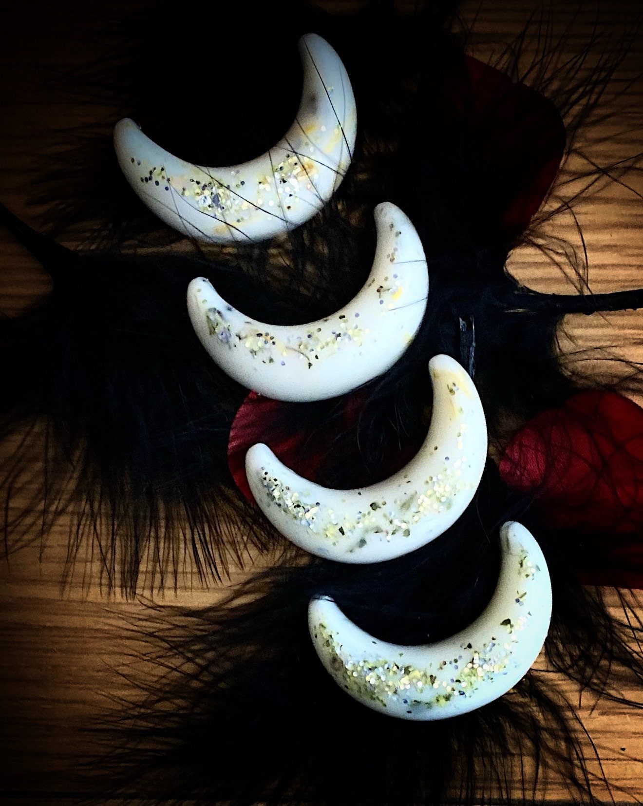 Crescent Moon Goddess Witch Cleansing wax melts Etsy