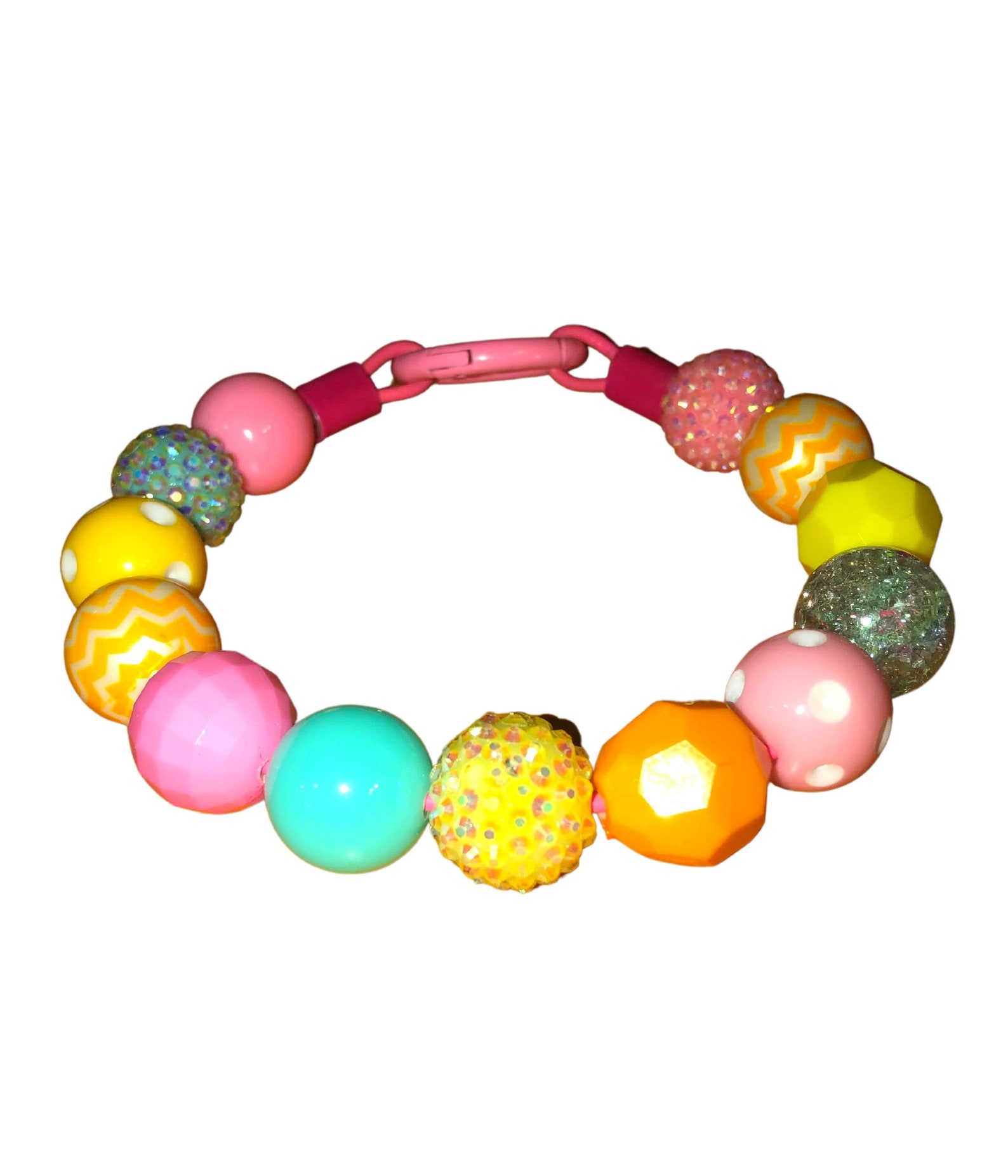 Jellybean Beaded Dog Collar Custom Rhinestone Collar With Etsy