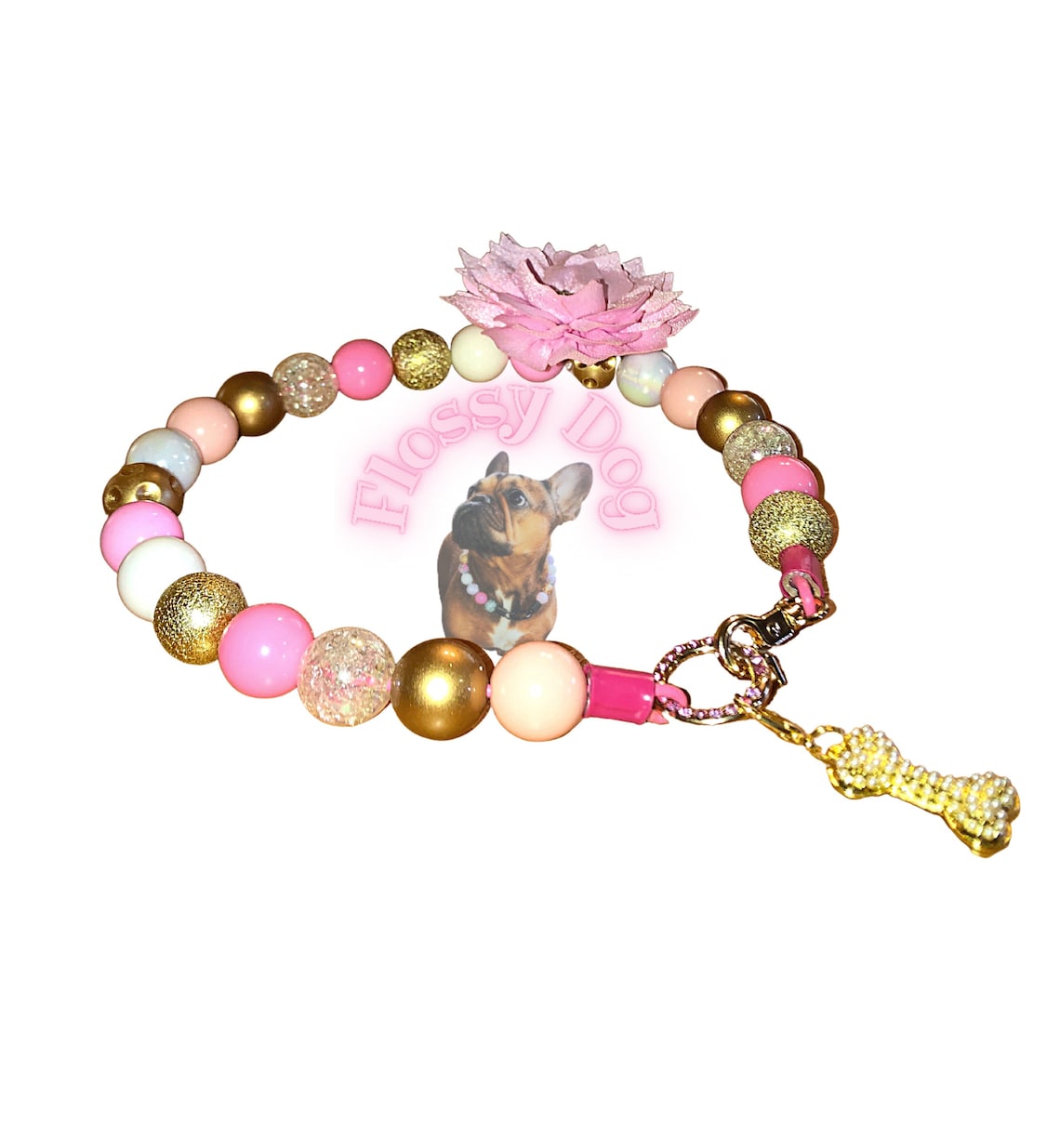 Princess Beaded Dog Collar Unique Pet Necklace With Beads Etsy