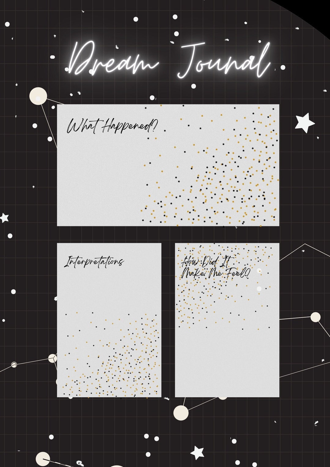 Printable Dream Journal - Etsy