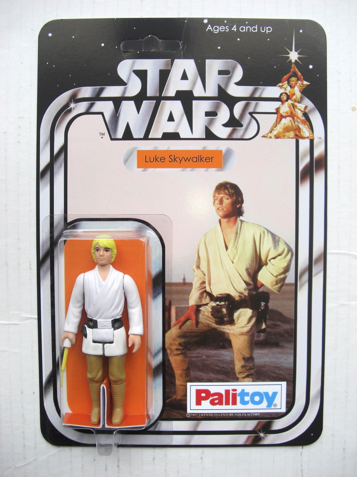 Star Wars Vintage CUSTOM: Luke Skywalker Retro Action Figure - Il 1140xN.3179495957 Rarx