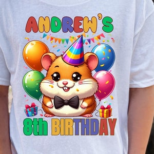 Hamster Birthday Boy, Hamster Shir, Cute Animal, Pet Lover, Hamster Lover, Hamster Boy, Hamster Birthday Party, Happy Hamster, Cute Hamster