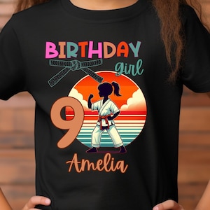 空手の誕生日の女の子、空手少女、格闘技の誕生日、空手の子供の誕生日、空手ファイター、格闘技の少女、かわいい空手