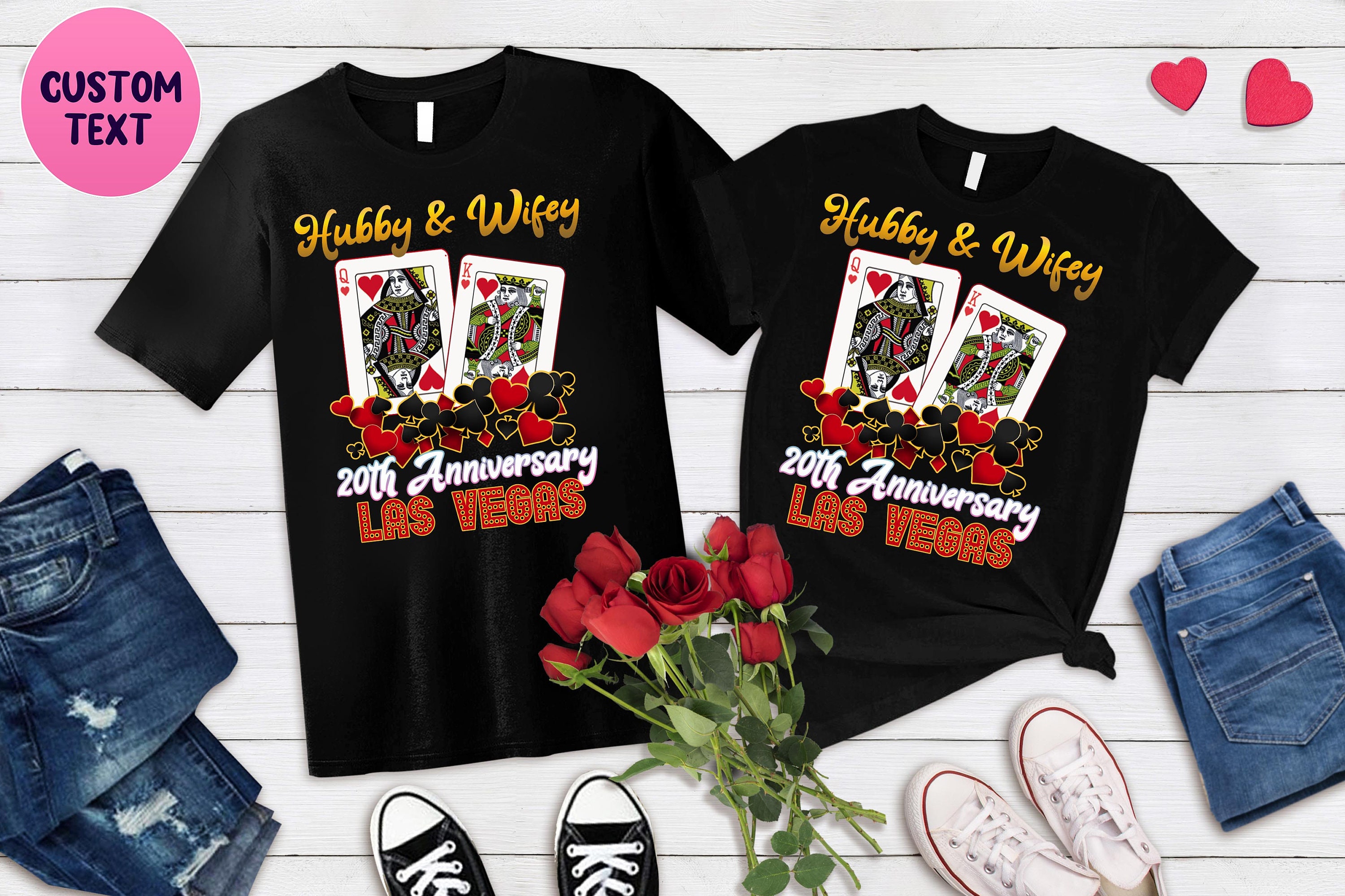 Las Vegas Anniversary Shirt Las Vegas Couples Shirt Las Etsy