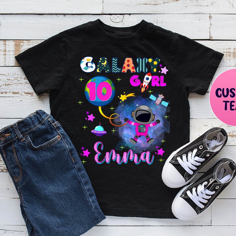 Abstract Galaxy Space Women's Golf Shirts