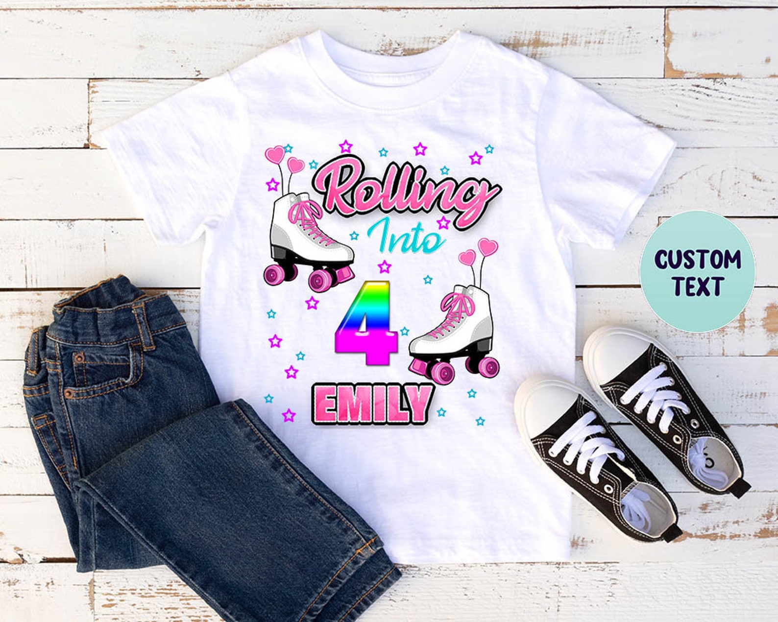 Roller Skate Shirt Roller Skate Party Skate Birthday Shirt Etsy