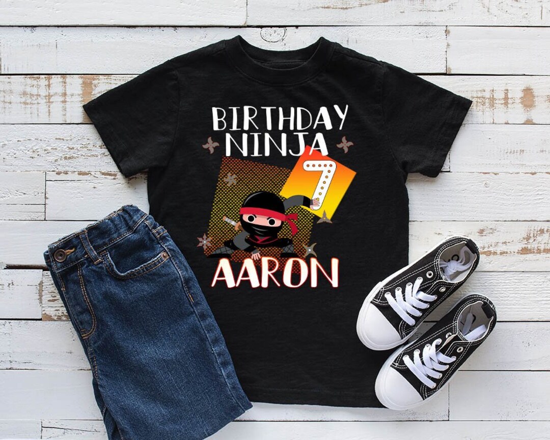 Ninja Birthday, Ninja Party, Birthday Boy, Ninja Birthday Shirt, Ninja