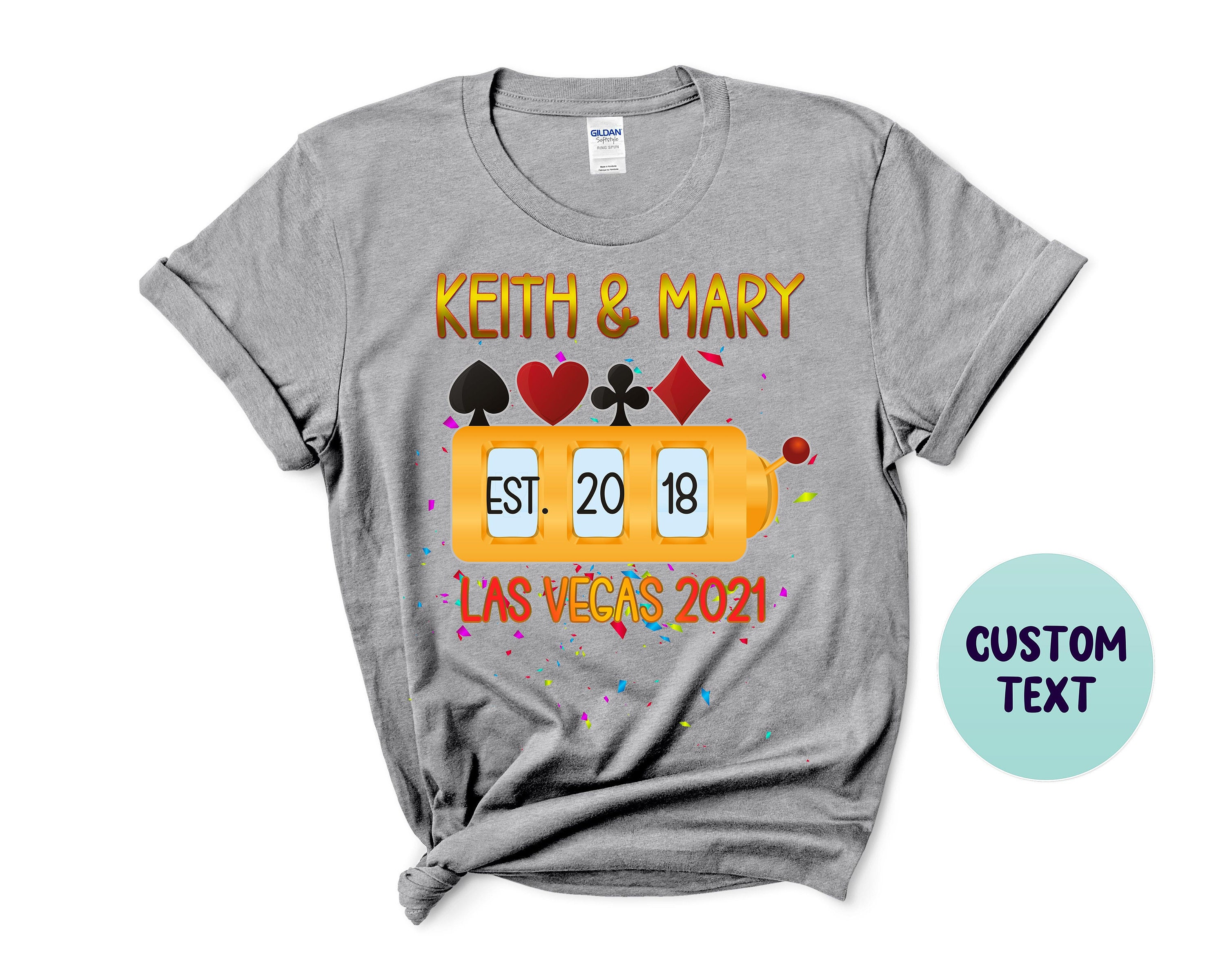 Las Vegas Shirt Las Vegas Anniversary Shirt Las Vegas | Etsy