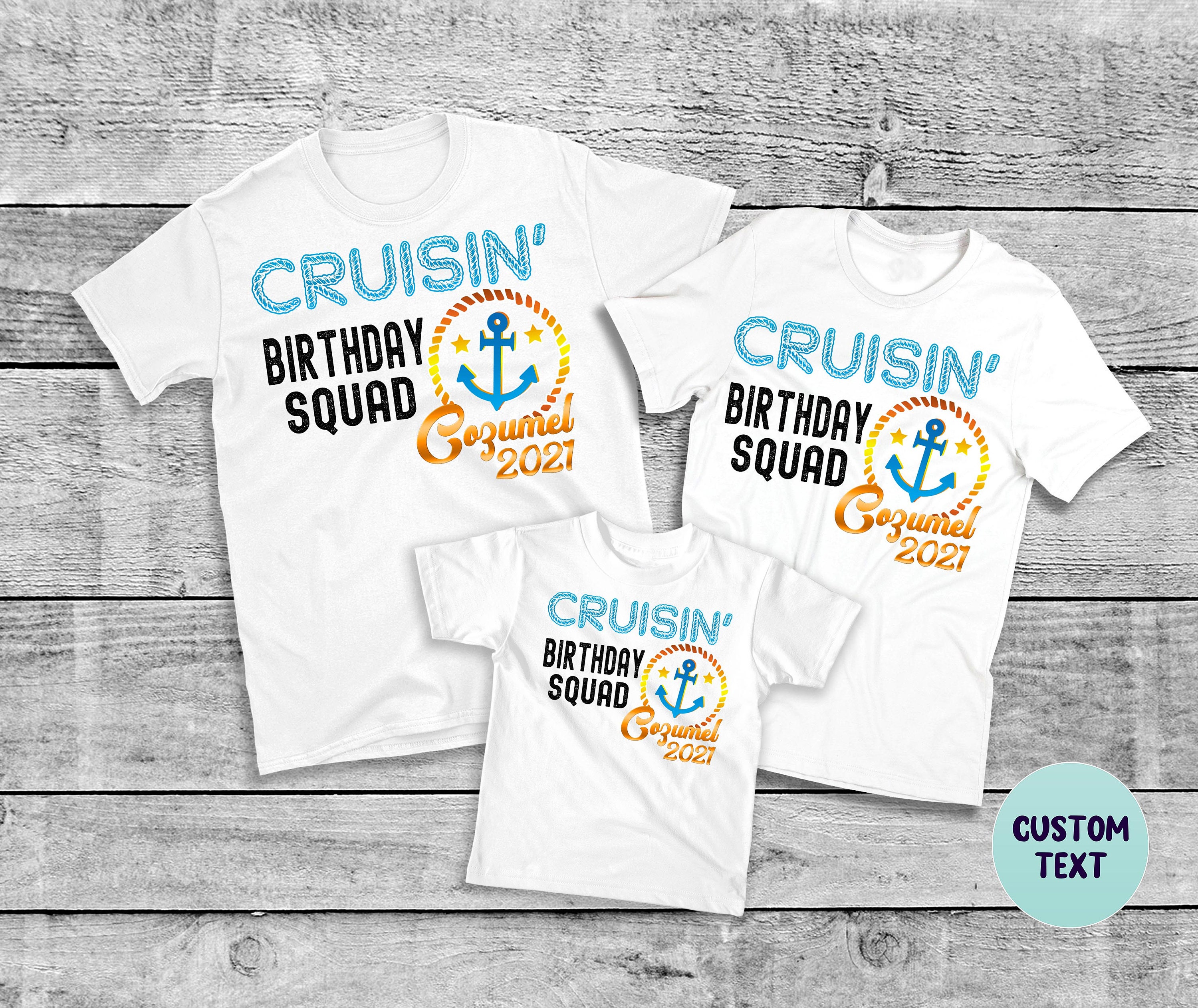 cruise birthday shirts