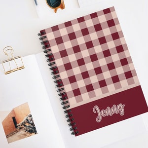 Fall Season Journal - Fall Notebook - Custom Notebook - Fall Decor - Pumpkin Pie Lovers - Pumpkin Diary - Spiral Notebook - Ruled Line Diary