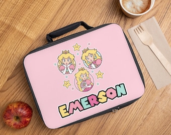 Custom Mario Kid Lunch Bag Personalized Lunch Bag Super Mario Lunch box personalized kid Mario Bag Mario Favor LunchBox for boy Mario Gifts