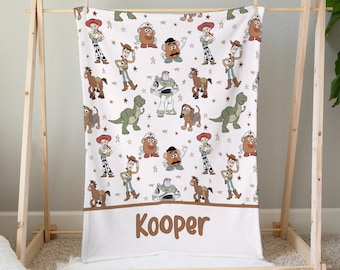 Toy Story Blanket Disney Toy Story Room Bedding Toy Story Gift Disney Toy Story Custom Blanket Personalized Blanket Toy Story Birthday