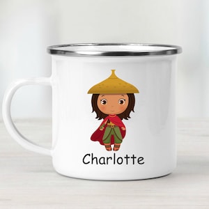 Raya y el último dragón, taza para niños, taza raya, raya y la última taza de dragón, taza personalizada, taza de chocolate caliente, regalo para niños pequeños, regalo de cumpleaños